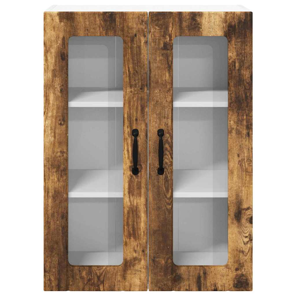 Keukenkast aan de muur met plank Gerookt eiken 60 x 31 x 80 cm