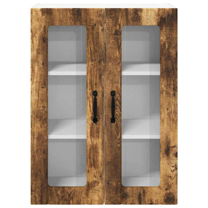 Keukenkast aan de muur met plank Gerookt eiken 60 x 31 x 80 cm
