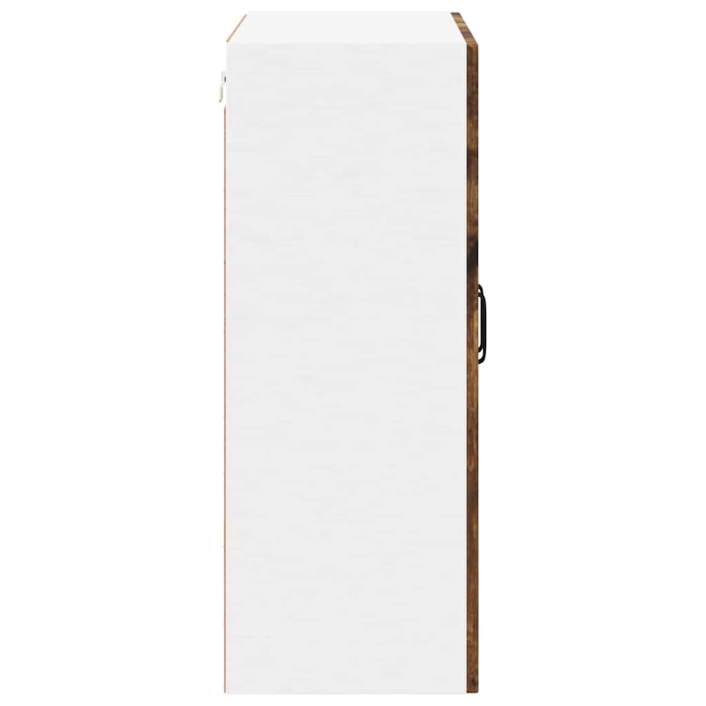 Keukenkast aan de muur met plank Gerookt eiken 60 x 31 x 80 cm