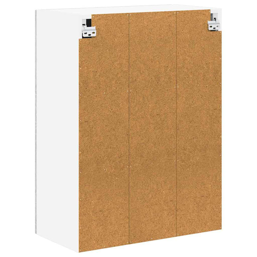 Keukenkast aan de muur met plank Grijs Sonoma 60 x 31 x 80 cm