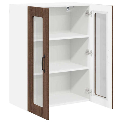 Keukenkast aan de muur Bruin Eiken 60 x 31 x 80 cm Bewerkt hout