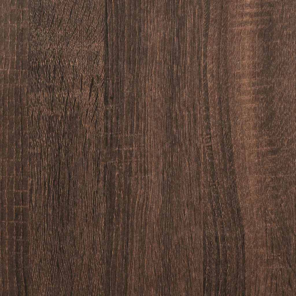 Keukenkast aan de muur Bruin Eiken 60 x 31 x 80 cm Bewerkt hout