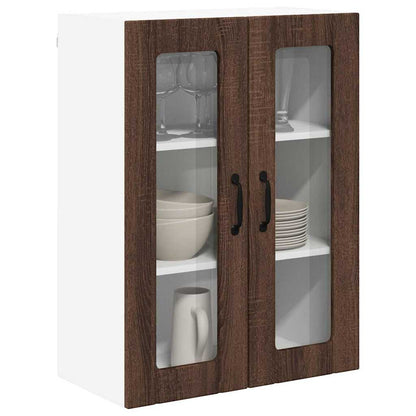 Keukenkast aan de muur Bruin Eiken 60 x 31 x 80 cm Bewerkt hout