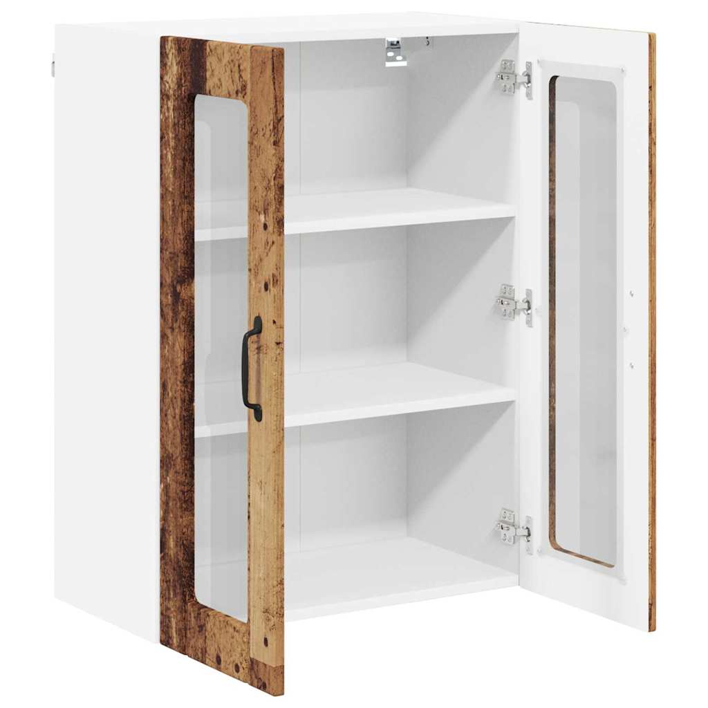 Keukenkast aan de muur Oud Hout 60 x 31 x 80 cm Bewerkt hout