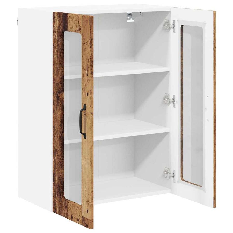 Keukenkast aan de muur Oud Hout 60 x 31 x 80 cm Bewerkt hout