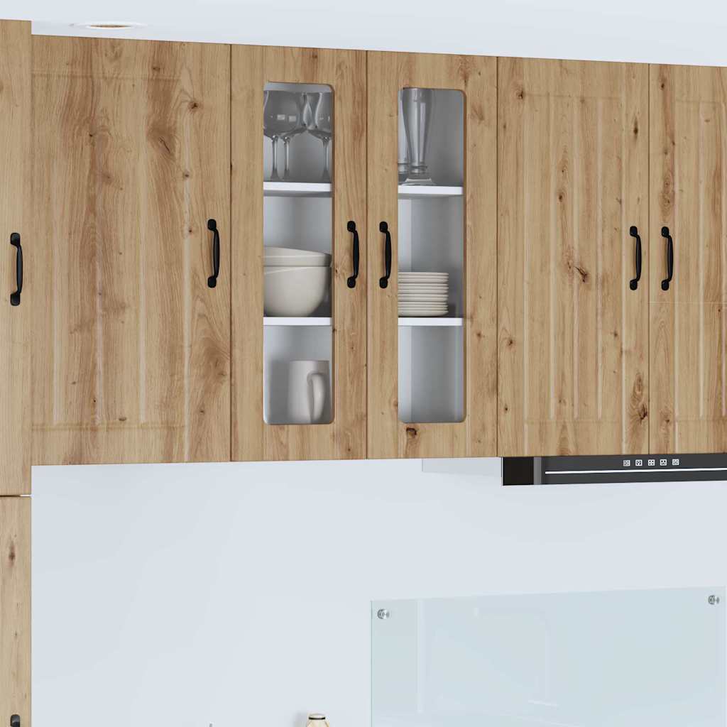 Keukenkast aan de muur met plank Artisan Eiken 60 x 31 x 80 cm