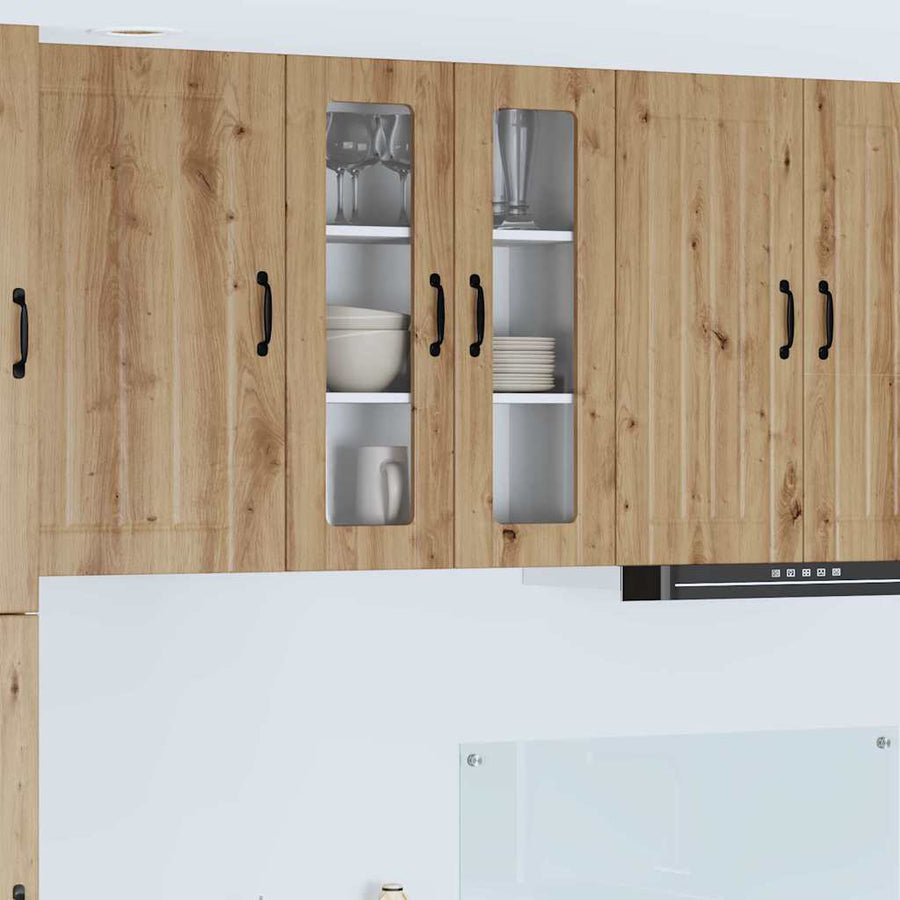 Keukenkast aan de muur met plank Artisan Eiken 60 x 31 x 80 cm