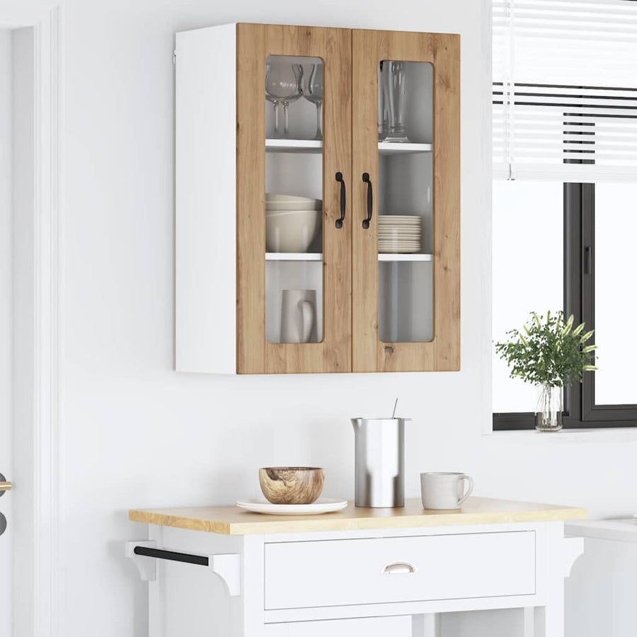 Keukenkast aan de muur met plank Artisan Eiken 60 x 31 x 80 cm