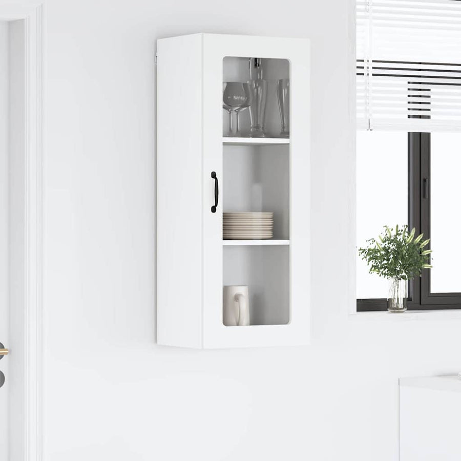 Keukenkast aan de muur Wit 40 x 31 x 100 cm Bewerkt hout
