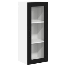 Keukenkast aan de muur Zwart 40 x 31 x 100 cm Bewerkt hout