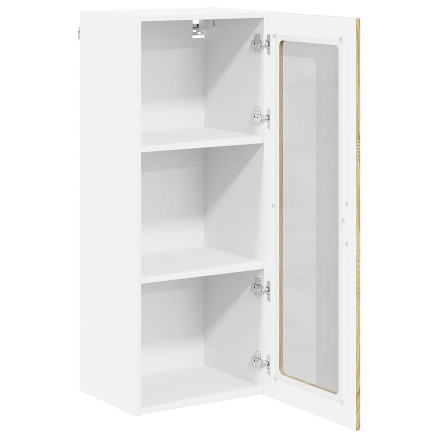 Keukenkast aan de muur met plank Sonoma Eiken 40 x 31 x 100 cm