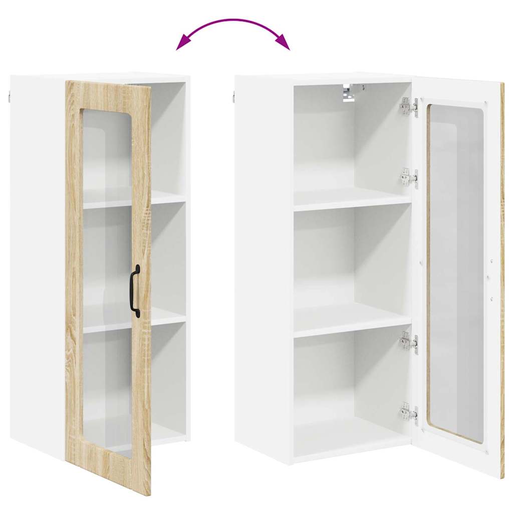 Keukenkast aan de muur met plank Sonoma Eiken 40 x 31 x 100 cm