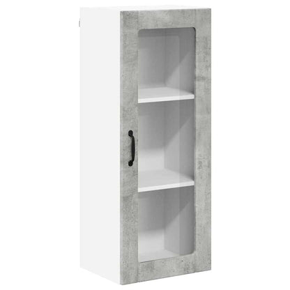 Keukenkast aan de muur met plank Beton Grijs 40 x 31 x 100 cm