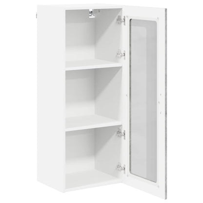 Keukenkast aan de muur met plank Beton Grijs 40 x 31 x 100 cm