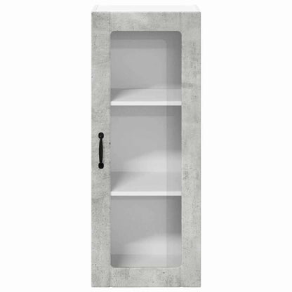 Keukenkast aan de muur met plank Beton Grijs 40 x 31 x 100 cm