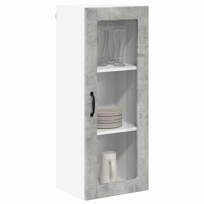 Keukenkast aan de muur met plank Beton Grijs 40 x 31 x 100 cm