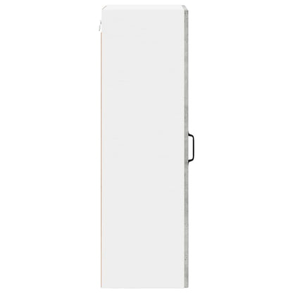 Keukenkast aan de muur met plank Beton Grijs 40 x 31 x 100 cm