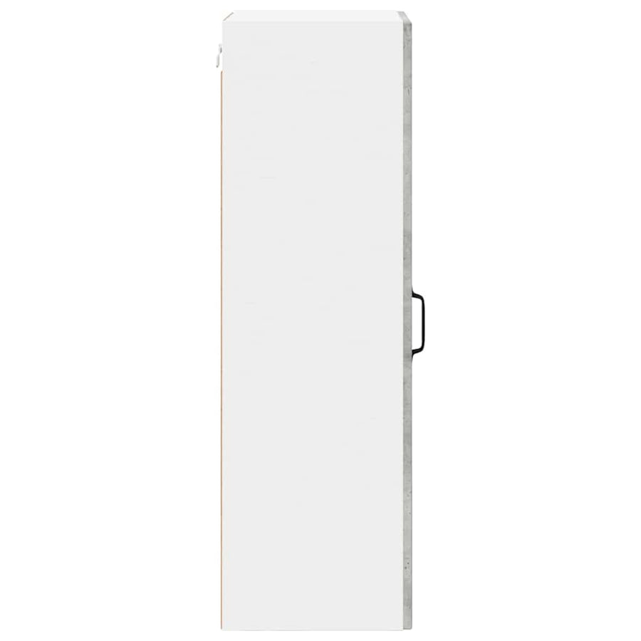 Keukenkast aan de muur met plank Beton Grijs 40 x 31 x 100 cm