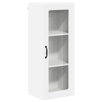Keukenkast aan de muur met plank Hoogglans wit 40 x 31 x 100 cm