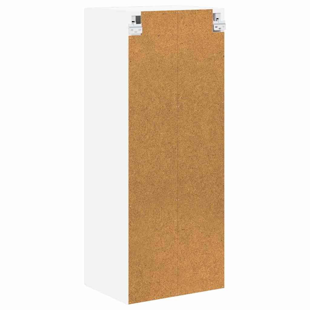 Keukenkast aan de muur met plank Hoogglans wit 40 x 31 x 100 cm