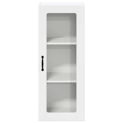 Keukenkast aan de muur met plank Hoogglans wit 40 x 31 x 100 cm
