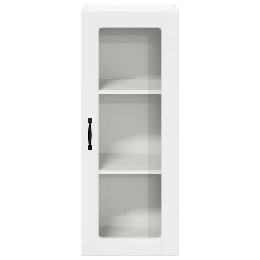 Keukenkast aan de muur met plank Hoogglans wit 40 x 31 x 100 cm