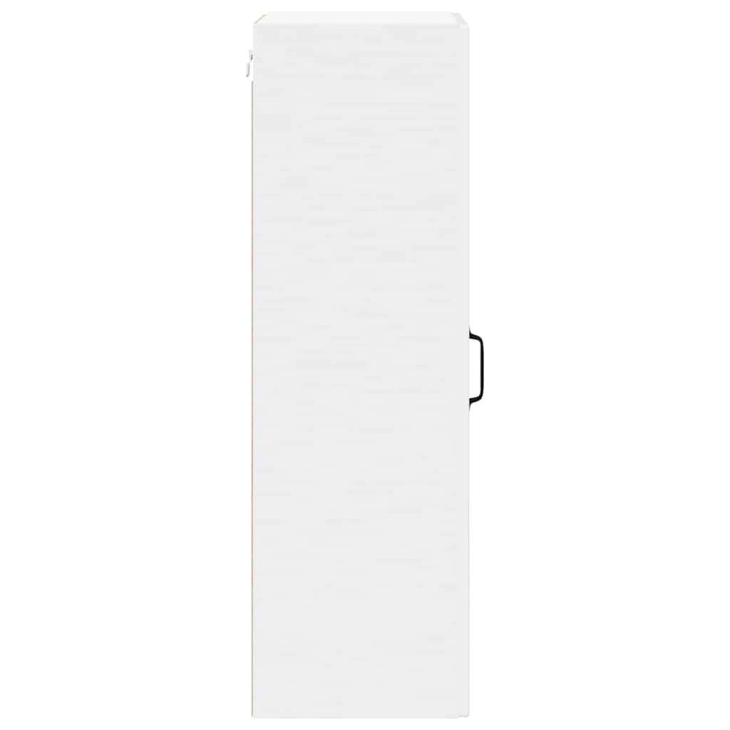Keukenkast aan de muur met plank Hoogglans wit 40 x 31 x 100 cm