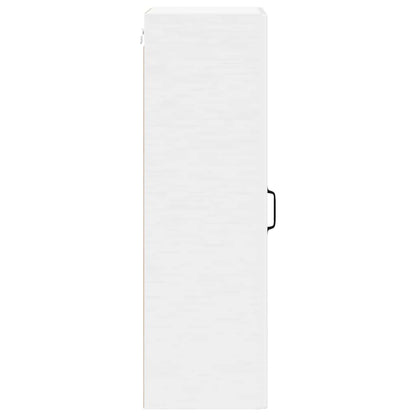 Keukenkast aan de muur met plank Hoogglans wit 40 x 31 x 100 cm