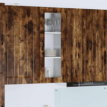 Keukenkast aan de muur met plank Gerookt eiken 40 x 31 x 100 cm