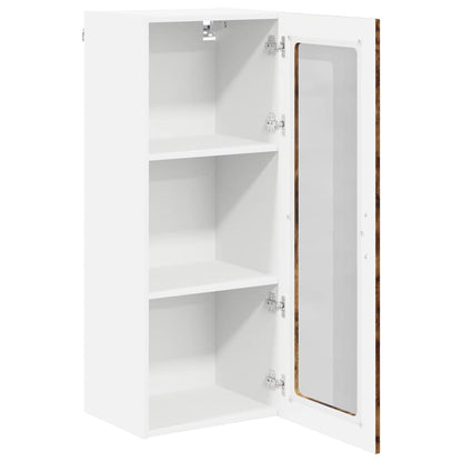 Keukenkast aan de muur met plank Gerookt eiken 40 x 31 x 100 cm