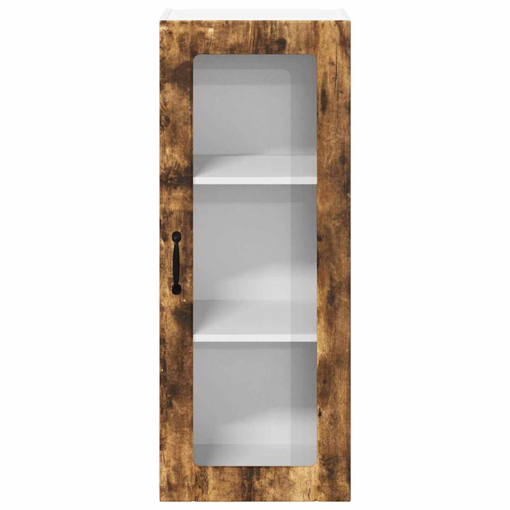 Keukenkast aan de muur met plank Gerookt eiken 40 x 31 x 100 cm