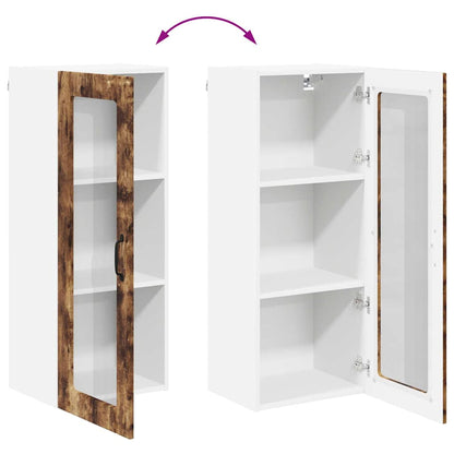 Keukenkast aan de muur met plank Gerookt eiken 40 x 31 x 100 cm