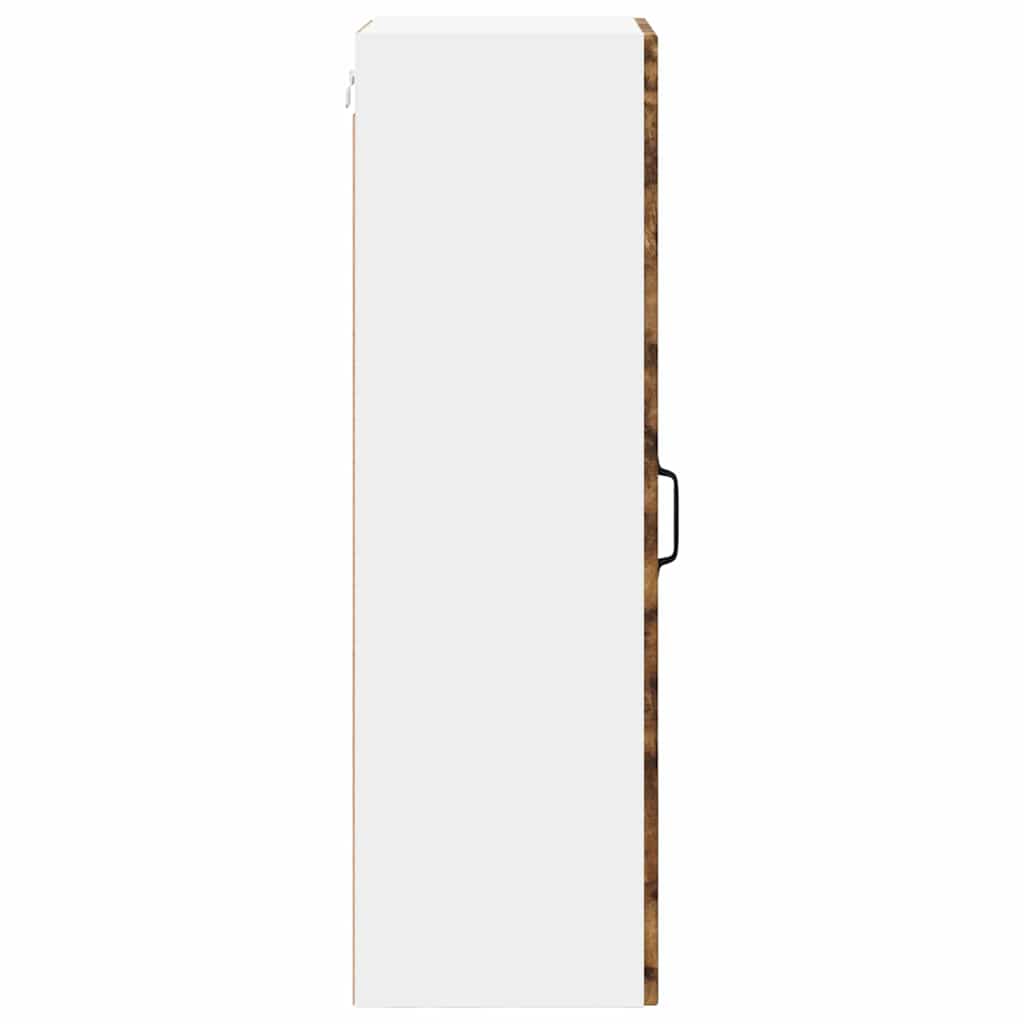 Keukenkast aan de muur met plank Gerookt eiken 40 x 31 x 100 cm