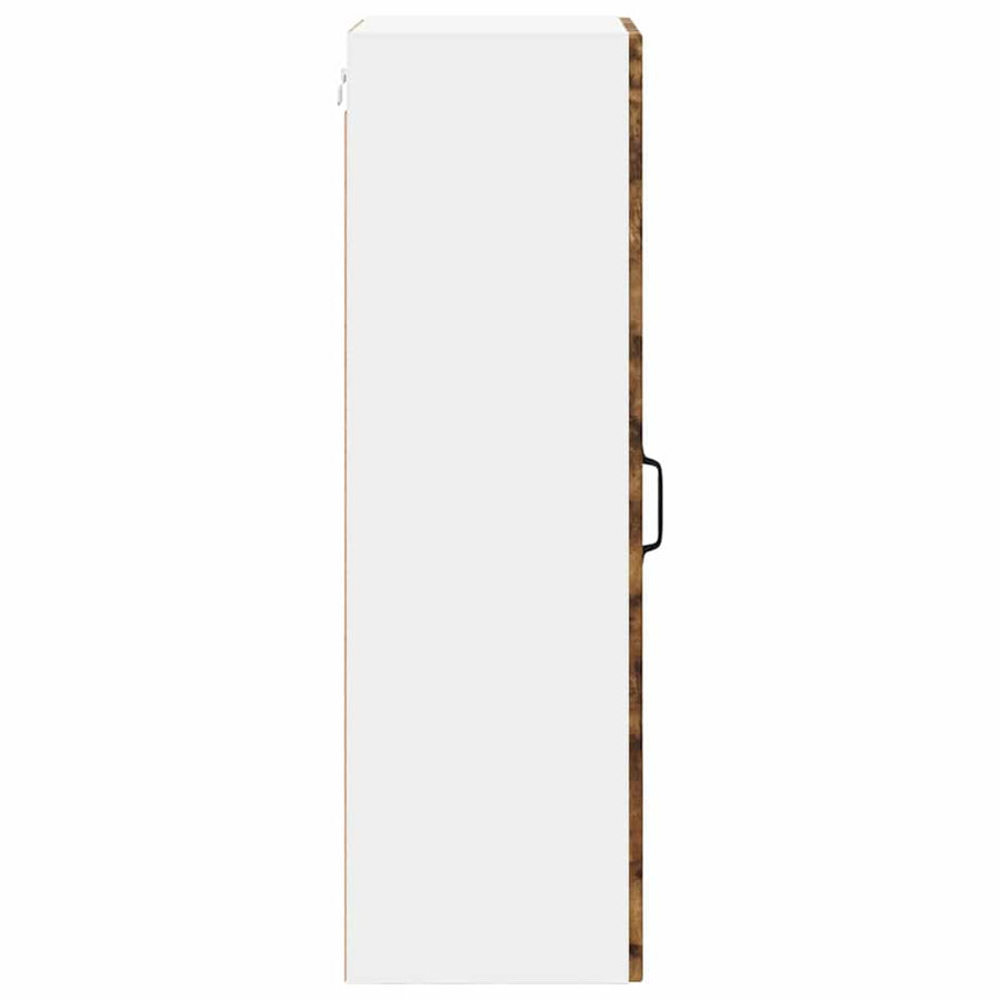 Keukenkast aan de muur met plank Gerookt eiken 40 x 31 x 100 cm
