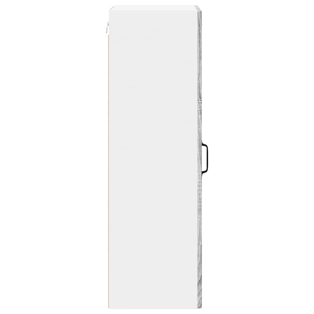 Keukenkast aan de muur met plank Grijs Sonoma 40 x 31 x 100 cm
