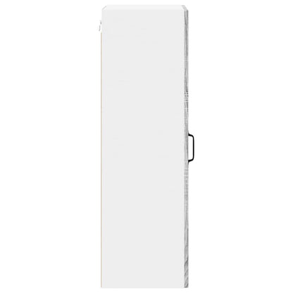 Keukenkast aan de muur met plank Grijs Sonoma 40 x 31 x 100 cm