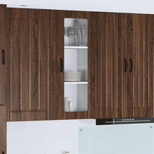 Keukenkast aan de muur met plank Bruin Eiken 40 x 31 x 100 cm