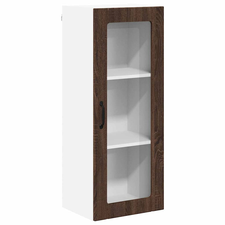 Keukenkast aan de muur met plank Bruin Eiken 40 x 31 x 100 cm