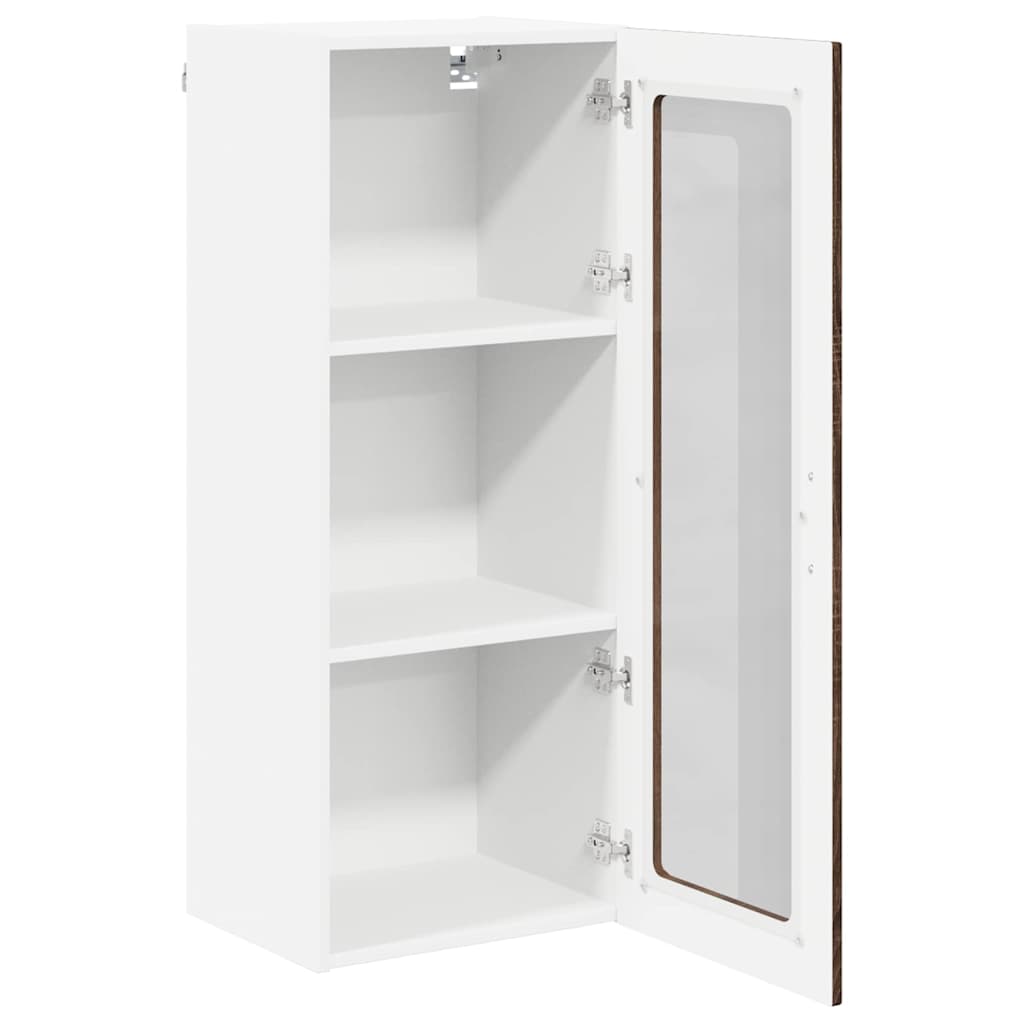 Keukenkast aan de muur met plank Bruin Eiken 40 x 31 x 100 cm