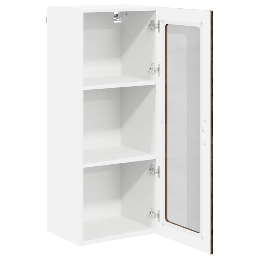 Keukenkast aan de muur met plank Bruin Eiken 40 x 31 x 100 cm