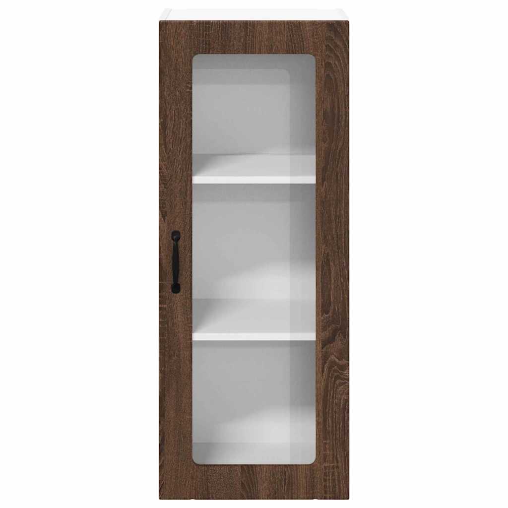 Keukenkast aan de muur met plank Bruin Eiken 40 x 31 x 100 cm