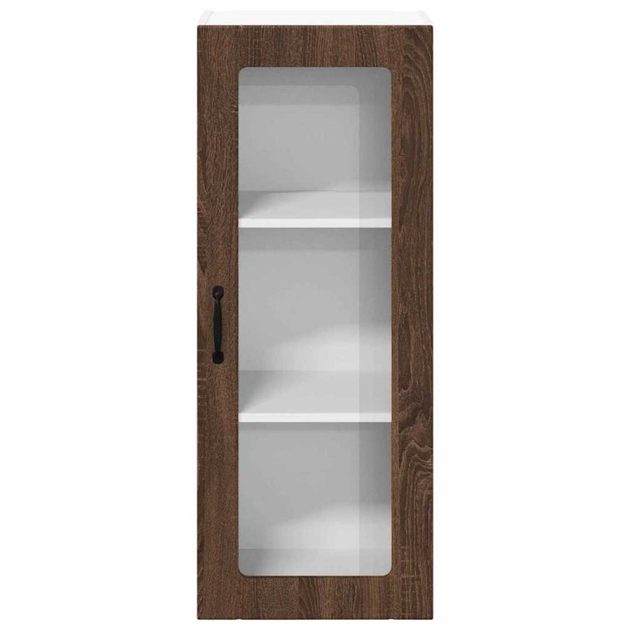 Keukenkast aan de muur met plank Bruin Eiken 40 x 31 x 100 cm