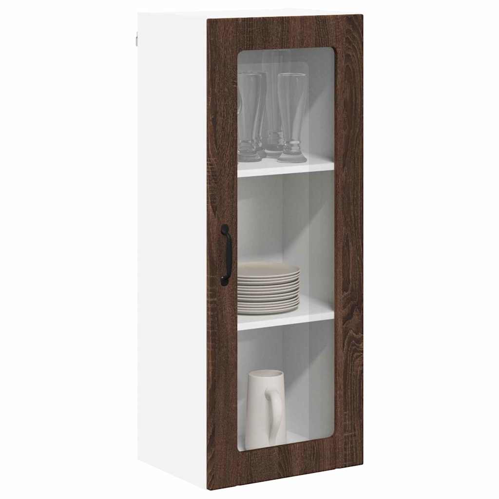 Keukenkast aan de muur met plank Bruin Eiken 40 x 31 x 100 cm