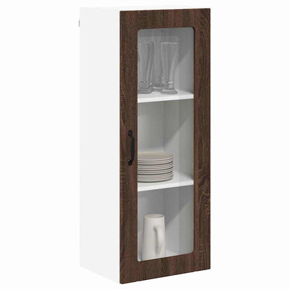 Keukenkast aan de muur met plank Bruin Eiken 40 x 31 x 100 cm