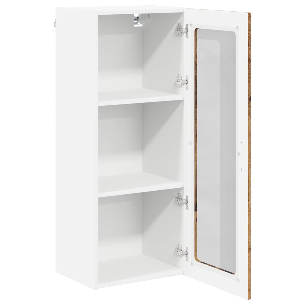 Keukenkast aan de muur Oud Hout 40 x 31 x 100 cm Bewerkt hout