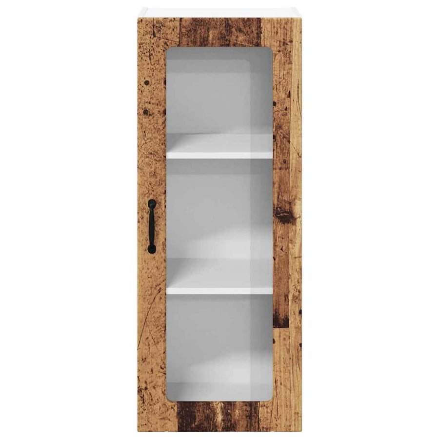Keukenkast aan de muur Oud Hout 40 x 31 x 100 cm Bewerkt hout