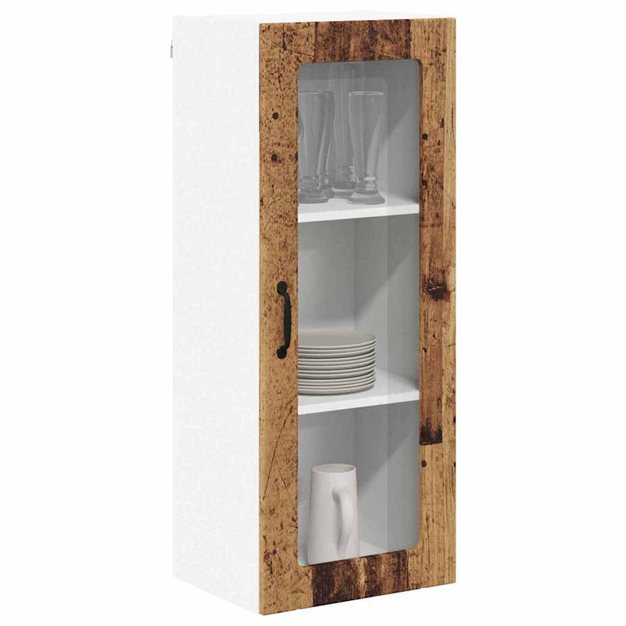 Keukenkast aan de muur Oud Hout 40 x 31 x 100 cm Bewerkt hout