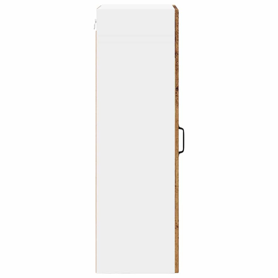Keukenkast aan de muur Oud Hout 40 x 31 x 100 cm Bewerkt hout