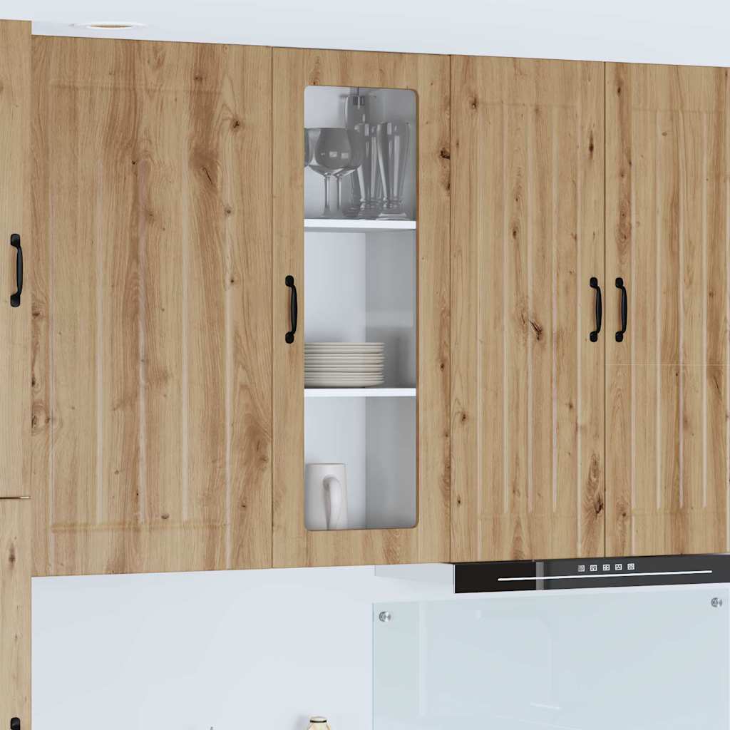 Keukenkast aan de muur met plank Artisan Eiken 40 x 31 x 100 cm
