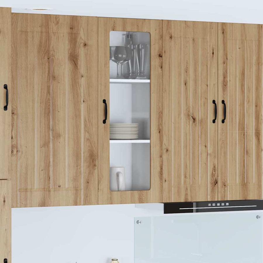 Keukenkast aan de muur met plank Artisan Eiken 40 x 31 x 100 cm